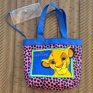 Disney Lion King Kids Tote Bag - Blue and Pink